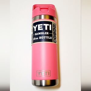 YETI Tropical Pink Rambler 18oz Straw Bottle